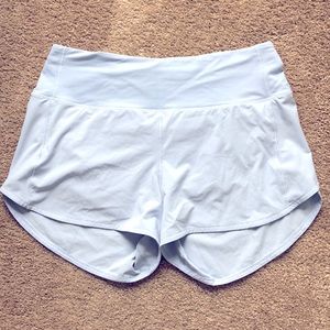 Lululemon Speed Up Short Lined 4” Pastel Blue